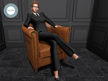 Leather Club Chair 