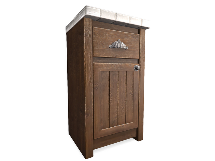 Random Matter - Cottage Kitchen - Cabinet [Oak][L]