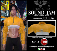 L'Emporio&PL ::*Sound Jam*:: Short Leather Jacket [JELLOW]