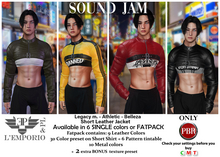 FATPACK L'Emporio&PL ::*Sound Jam*:: Short Leather Jacket