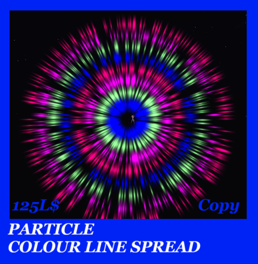 PARTICLE COLOUR LINE SPREAD