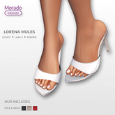 Morado - shoes Lorena white