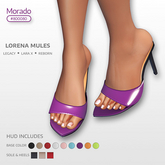 Morado - shoes Lorena FAT PACK