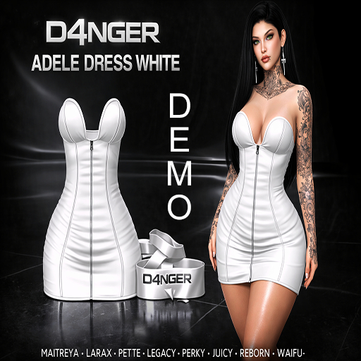 [D4-DEMO]- ADELE DRESS *WHITE* PACK (box multi-body)