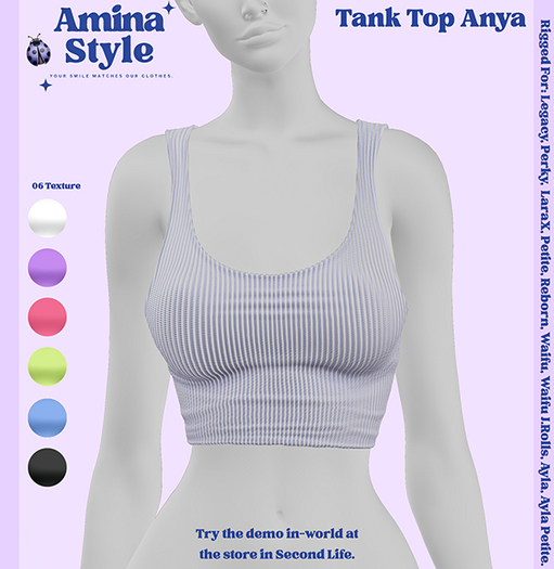 Amina Style - Tank Top Anya // Lavender