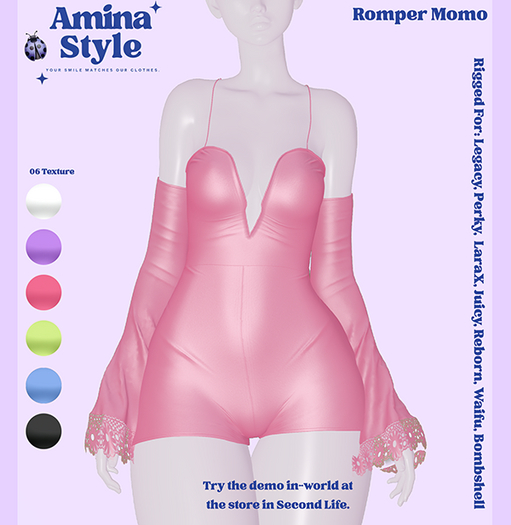 Amina Style - Romper Momo - Candy