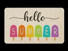 *6KW* FULL PERM Summer Welcome Mat Texture #4
