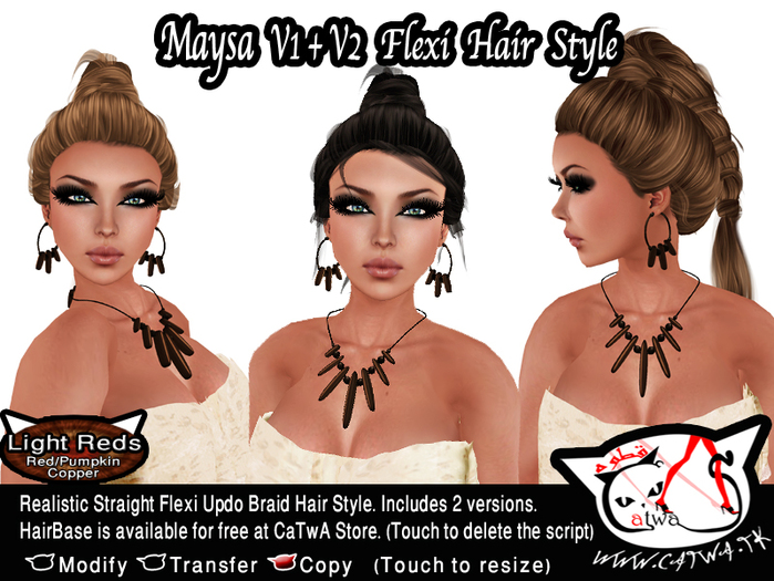 ^;^CaTwA^;^ Maysa V1&V2 Hair/Light Reds