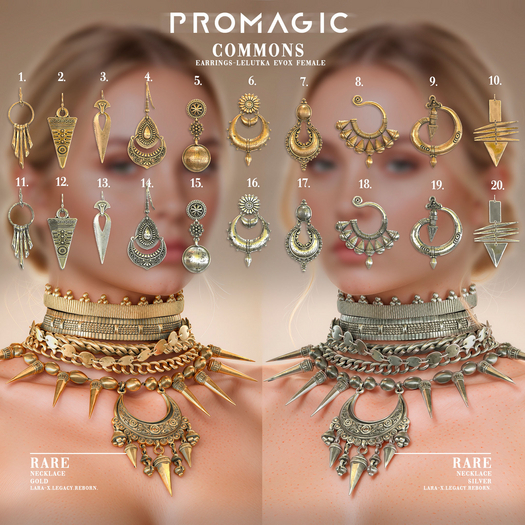 PROMAGIC Moh Necklace(Silver)- RARE
