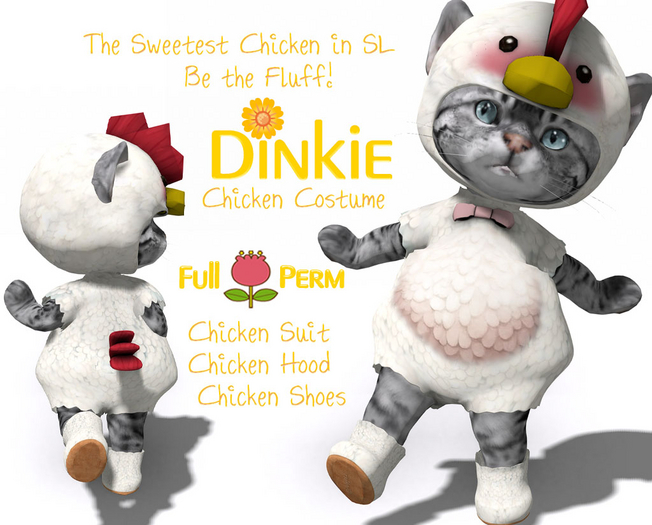 - Full Perm - Dinkie #8 Chicken Costume