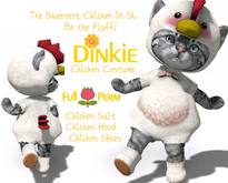 - Full Perm - Dinkie Chicken Costume #8