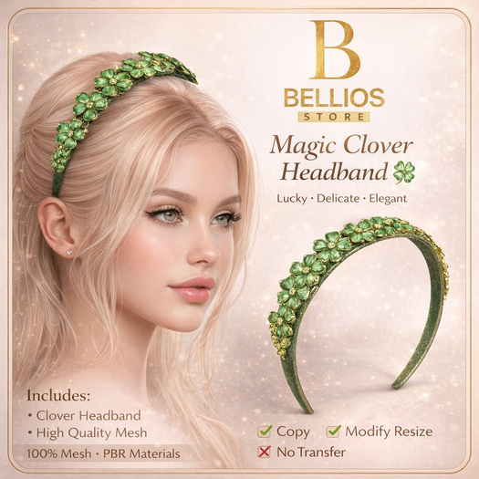 Bellios Store - Magic Clover Headband
