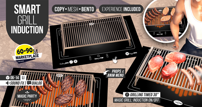 Smart Grill Induction (MagicGrill) [BENTO] MARKETPLACE SALE