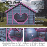 Lux She Shed (Macaron) *Windows & Sound*