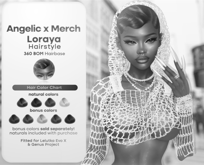Angelic x Merch - "Loraya" Hairbase Demo