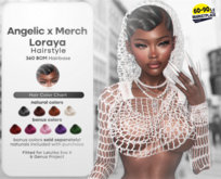 Angelic x Merch - "Loraya" Hairbase Naturals - SALE
