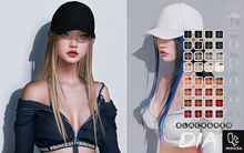 [monso] Dia Hair /Black & Red