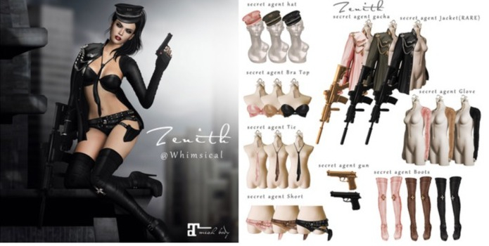 =Zenith=secret agent Short (Pink)-Maitreya