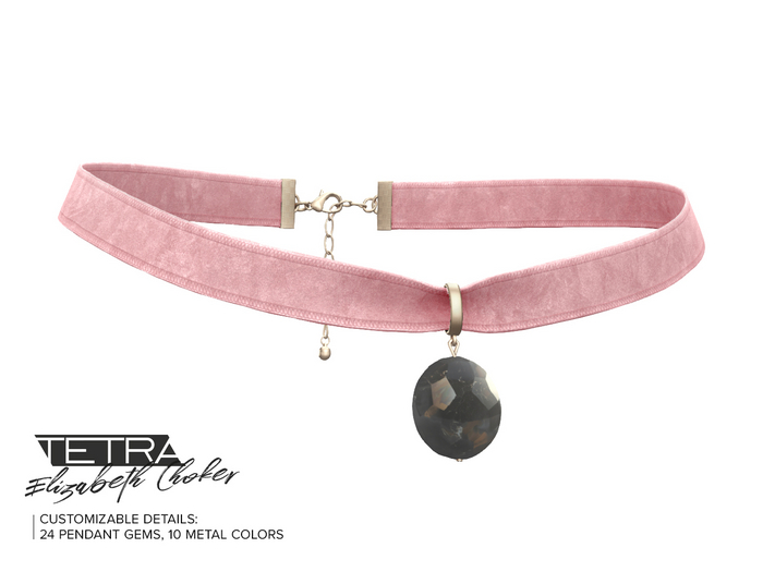 TETRA - Elizabeth Velvet Choker (Sakura)