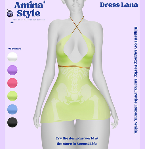 Amina Style - Dress Lana - Lemon