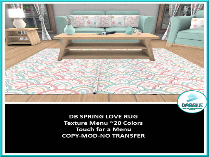 DB SPRING LOVE RUG  add me