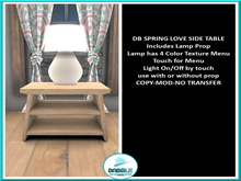 DB SPRING LOVE SIDE TABLE  add me