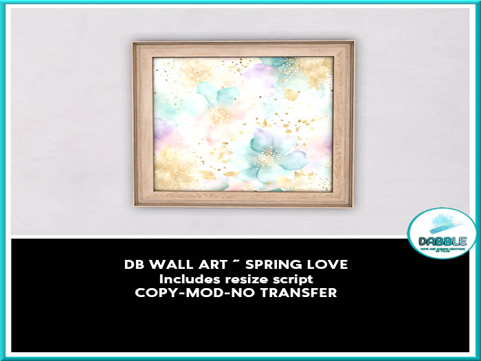 DB WALL ART ~ SPRING LOVE