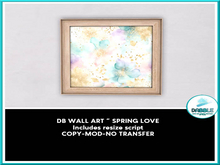 DB WALL ART ~ SPRING LOVE