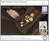 ! Whippersnappers ! - Safe Harbor Infant Car Seat 