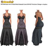 *!*BOUDOIR Ral Maitreya Lara X FitMesh damask Gown
