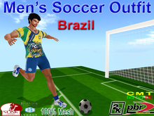 Mens Soccer Outfit - Brazil (ADD)