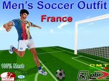 Mens Soccer Outfit - France (ADD)