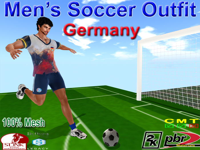 Mens Soccer Outfit - Germany (ADD)