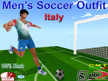 Mens Soccer Outfit - Italy (ADD)