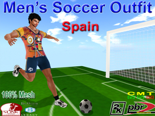 Mens Soccer Outfit - Spain (ADD)