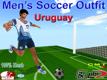 Mens Soccer Outfit - Uruguay (ADD)