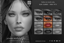 "Pisces" 2K BOM makeup TESTER | EvoX | SLUV