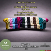 Why Not - Balmoral Leather Sofa Set Fatpack-Add Me
