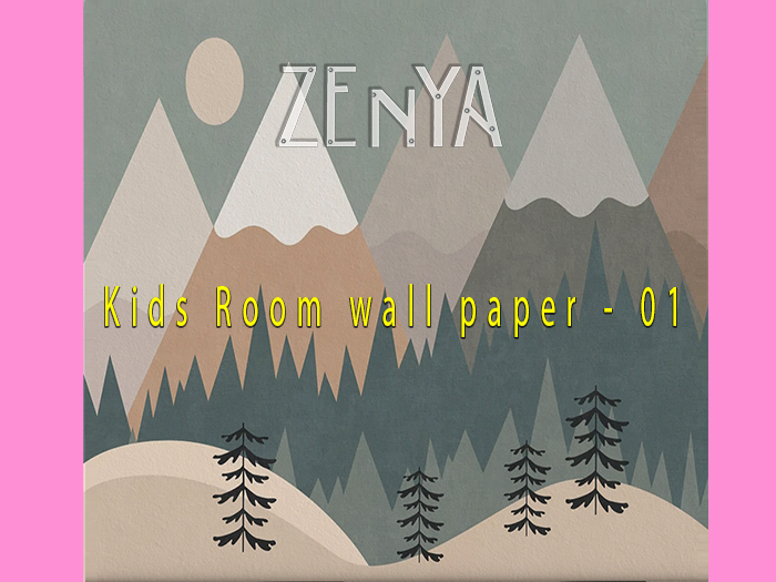 ZENYA - Kids Room wall paper - 01