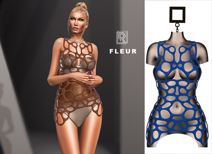 RAPTURE-Top Fleur-Denim