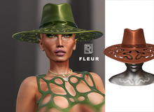 RAPTURE-Hat Fleur-Coffee
