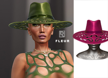 RAPTURE-Hat Fleur-Boysenberry