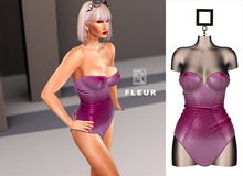 RAPTURE-Dress Fleur-Boysenberry