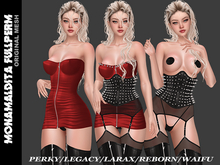 *PROMO* 242 - MONAMALDITA - Full Perm - Corset & Dress & Lingerie Set  *DISCOUNT*