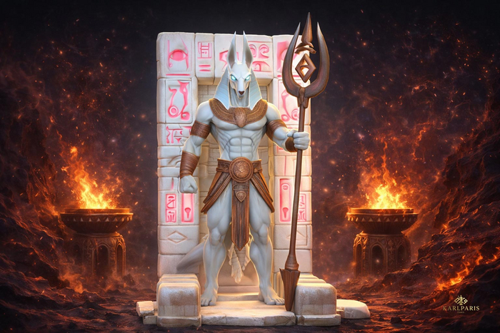 Anubis Guardian Statue – Egyptian Mythology Protector