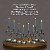 Mixxi Candle Sets Blues