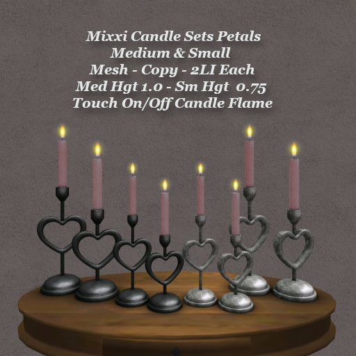 Mixxi Candle Sets Petals