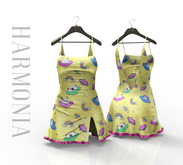 Yellow Space Lilia Maitreya Dress