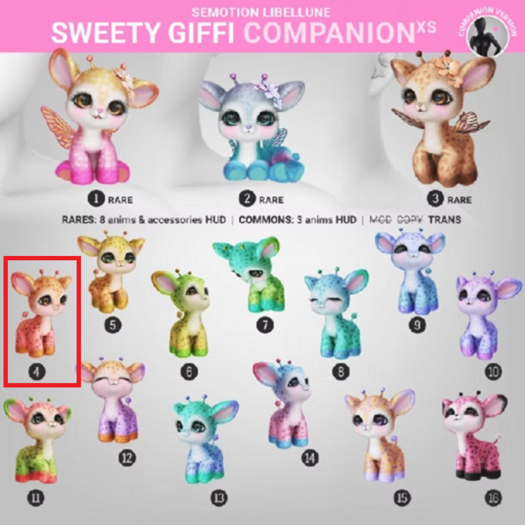 4.SEmotion Libellune Sweety Giffi XSCompanion COMMON