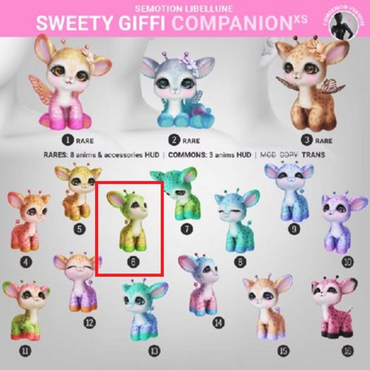 6.SEmotion Libellune Sweety Giffi XSCompanion COMMON